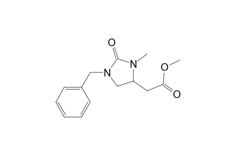 1-Benzyl-3-methyl-4-methoxycarbonylmethyl-2-imidazolidinone