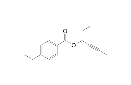 1-Ethyl-2-butynyl 4-ethylbenzoate