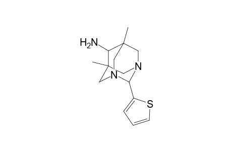 6-Amino-5,7-dimethyl-2-thienyl-1,3-diazaadamantane