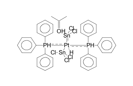 BIS(TRIPHENYLPHOSPHINE)TRICHLOROSTANNYL(ACETONE-DICHLOROTIN)HYDRIDOPLATINA