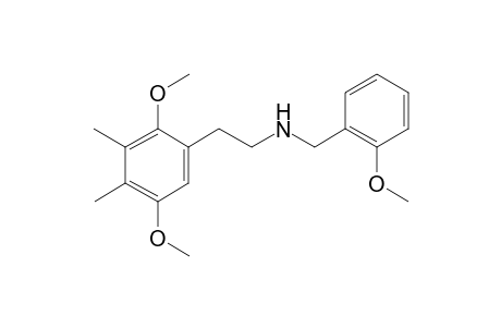 2-(2,5-DIMETHOXY-3,4-DIMETHYLPHENYL)-N-(2-METHOXYBENZYL)-ETHANAMINE;25G-NBOME