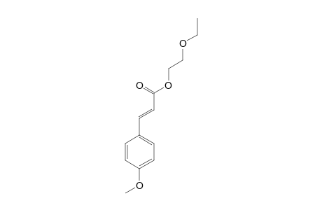 (E)-3-(4-methoxyphenyl)-2-propenoic acid 2-ethoxyethyl ester