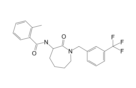 2-Methyl-N-{2-oxo-1-[3-(trifluoromethyl)benzyl]azepan-3-yl}benzamide