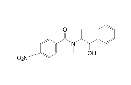 N-(beta-Hydroxy-alpha-methylphenethyl)-N-methyl-p-nitrobenzamide