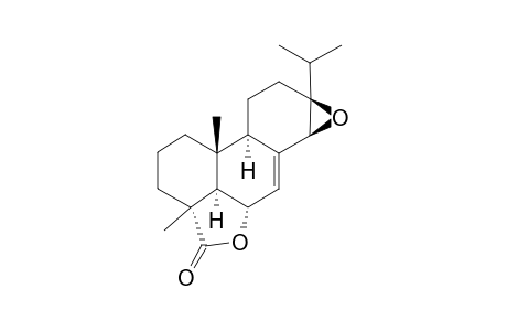 AQUILARABIETIC_ACID_F;13-BETA,14-BETA-EPOXYABIET-7-EN-18,6-ALPHA-OLIDE