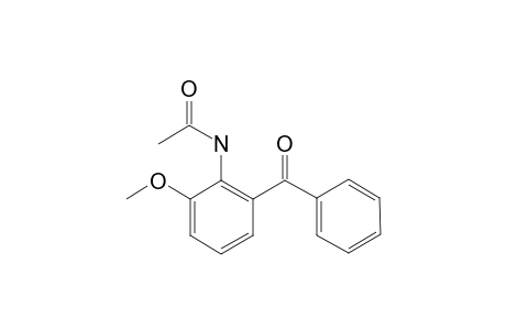 N-(2-benzoyl-6-methoxyphenyl)acetamide