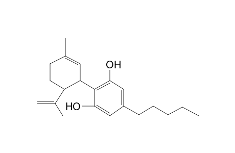 2-(6-Isopropenyl-3-methyl-2-cyclohexen-1-yl)-5-pentyl-1,3-benzenediol