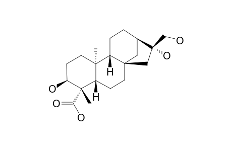 3-BETA,16-ALPHA,17-TRIHYDROXY-ENT-KAURAN-19-OIC-ACID