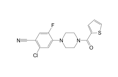 2-Chloro-5-fluoro-4-[4-(thiophene-2-carbonyl)-piperazin-1-yl]-benzonitrile