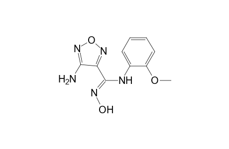 1,2,5-Oxadiazole-3-carboximidamide, 4-amino-N'-hydroxy-N-(2-methoxyphenyl)-