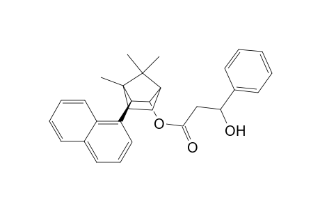 4,7,7-trimethyl-3-exo-(1-naphthyl)bicyclo[2.2.1]heptan-2-exo-yl 3(S)-hydroxy-3-phenylpropanoate