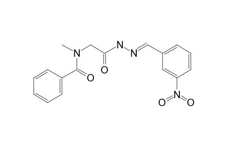 Benzamide, N-methyl-N-(3-nitrobenzylidenhydrazinocarbonylmethyl)-