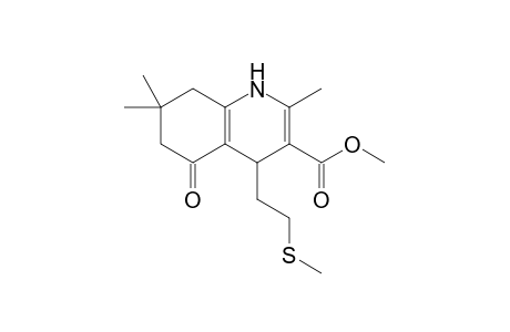 2,7,7-trimethyl-4-[2-(methylthio)ethyl]-5-oxo-1,4,6,8-tetrahydroquinoline-3-carboxylic acid methyl ester