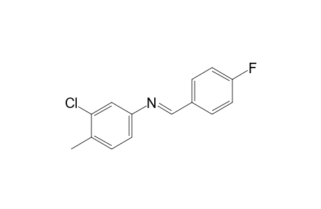 3-chloro-N-(p-fluorobenzylidene)-p-toluidine