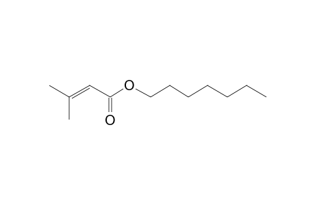 3-Methyl-2-butenoic acid, heptyl ester