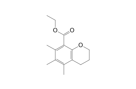 Ethyl 3,4-dihydro-5,6,7-trimethyl-2H-chromene-8-carboxylate