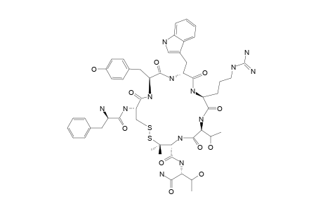 D-PHE-CYCLO-[CYS-TYR-D-TRP-D-TRP-ARG-THR-PEN]-THR-NH2