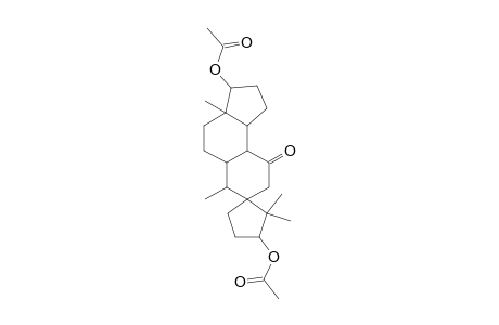 4-(Acetyloxy)-5,5,6',10'-tetramethyl-13'-oxospiro[cyclopentane-1,11'-tricyclo[7.4.0.0(2,6)]tridecane]-5'-yl acetate