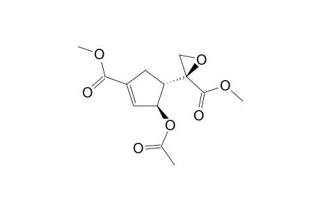 (2S)-2-[(1S,2S)-2-acetoxy-4-carbomethoxy-cyclopent-3-en-1-yl]oxirane-2-carboxylic acid methyl ester