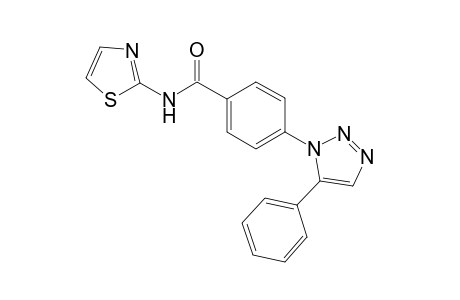 benzamide, 4-(5-phenyl-1H-1,2,3-triazol-1-yl)-N-(2-thiazolyl)-