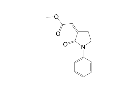 Methyl 2-(2-oxo-1-phenyl-3-pyrrolidinylidene)acetate