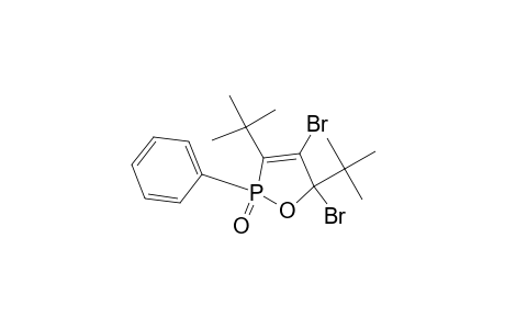 (E)-4,5-DIBROMO-3,5-DI-TERT.-BUTYL-2-PHENYL-1,2-OXAPHOSPHOL-3-ENE-2-OXIDE