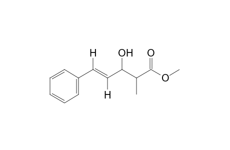 trans-3-Hydroxy-2-methyl-5-phenyl-4-pentenoic acid, methyl ester