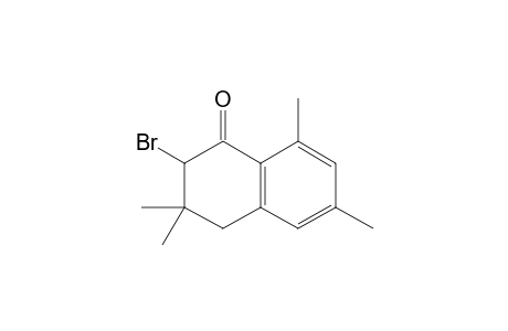 2-bromo-3,4-dihydro-3,3,6,8-tetramethyl-1(2H)-naphthalenone