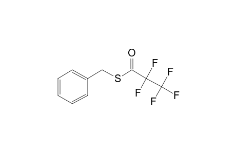 Benzyl mercaptan, S-pentafluoropropionyl-