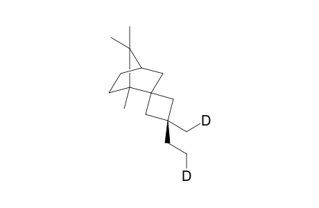 3'-Ethyl-1,3',7,7-tetramethylspiro[bicyclo[2.2.1]heptane-2,1'-cyclobutane]-d2