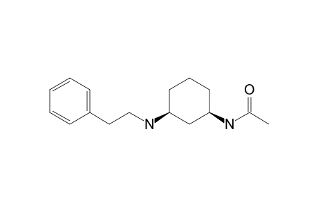 Acetamide, N-[3-[(2-phenylethyl)amino]cyclohexyl]-, cis-