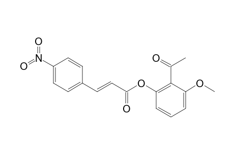 6'-METHOXY-2'-(4-NITROCYNNAMOYLOXY)-ACETOPHENONE