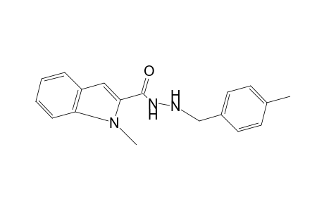 1-methylindole-2-carboxylic acid, 2-(p-methylbenzyl)hydrazide