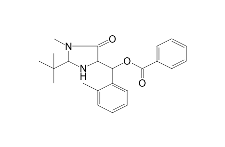 4-Imidazolidinone, 5-[(benzoyloxy)(2-methylphenyl)methyl]-2-(1,1-dimethylethyl)-3-methyl-, [2R-[2.alpha.,5.beta.(R*)]]-