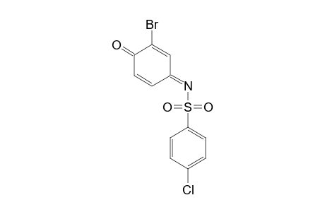 (NE)-N-(3-bromanyl-4-oxidanylidene-cyclohexa-2,5-dien-1-ylidene)-4-chloranyl-benzenesulfonamide