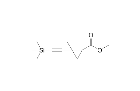 Cyclopropanoic acid,-2-methyl,-2(2-trimethylsilylethinyl), methyl ester (-E)