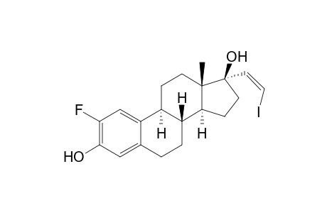 1(10),2,4-triene-2-Fluoro-(17.alpha.,Z) 17-(2-iodovinyl)estra-3,17-diol