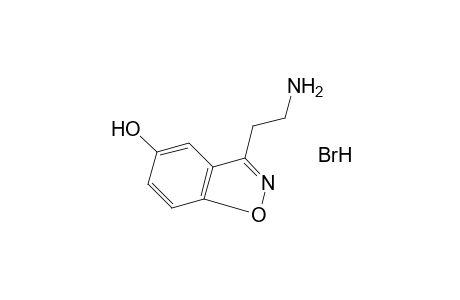 3-(2-aminoethyl)-1,2-benzisoxazol-5-ol, monohydrobromide