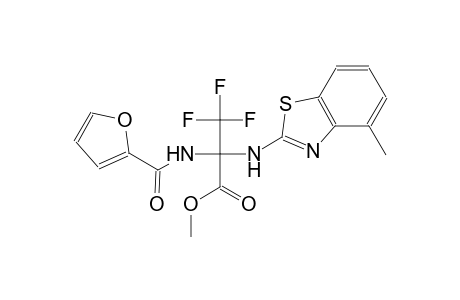 methyl 3,3,3-trifluoro-2-(2-furoylamino)-2-[(4-methyl-1,3-benzothiazol-2-yl)amino]propanoate