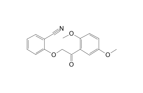 Benzonitrile, 2-[2-(2,5-dimethoxyphenyl)-2-oxoethoxy]-