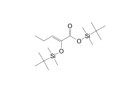 2-Ketovaleric acid, 2tbdms