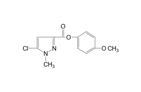 5-chloro-1-methylpyrazole-3-carboxylic acid, p-methoxyphenyl ester