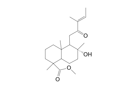 Methyl 8.alpha.-Hydroxy-12-oxo-labd-13-E-en-19-oate