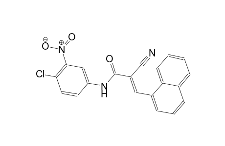 (2E)-N-(4-chloro-3-nitrophenyl)-2-cyano-3-(1-naphthyl)-2-propenamide