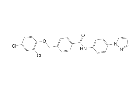 benzamide, 4-[(2,4-dichlorophenoxy)methyl]-N-[4-(1H-pyrazol-1-yl)phenyl]-