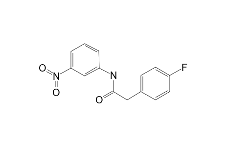 2-(4-Fluorophenyl)-N-(3-nitrophenyl)acetamide