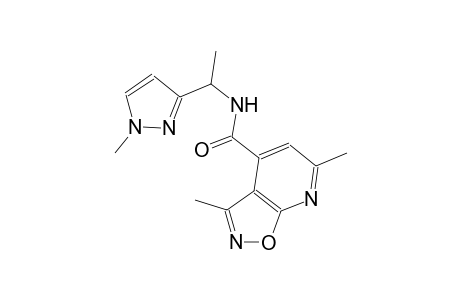 isoxazolo[5,4-b]pyridine-4-carboxamide, 3,6-dimethyl-N-[1-(1-methyl-1H-pyrazol-3-yl)ethyl]-