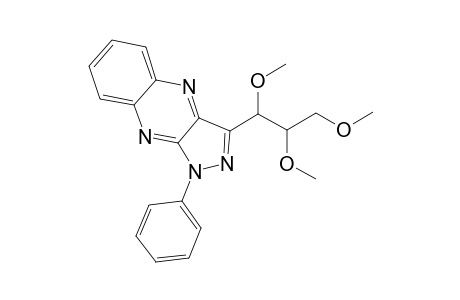1H-Pyrazolo[3,4-b]quinoxaline, 1-phenyl-3-(1,2,3-trimethoxypropyl)-, [S-(R*,S*)]-