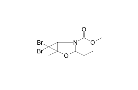 Methyl 6,6-dibromo-3-tert-butyl-1-methyl-2-oxa-4-azabicyclo[3.1.0]hexane-4-carboxylate