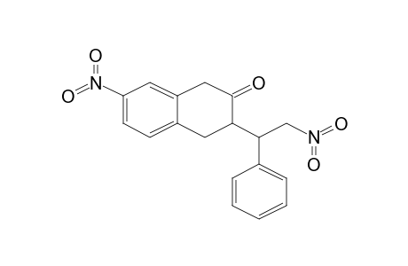 7-Nitro-3-(2-nitro-1-phenylethyl)-3,4-dihydro-2(1H)-naphthalenone